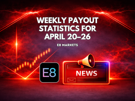 E8 Markets Publishes Weekly Payout Statistics for April 20–26