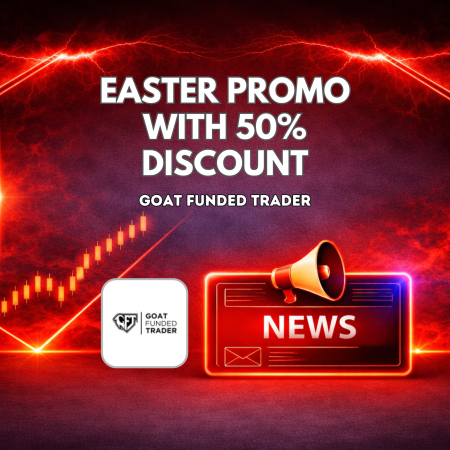 Easter Promo: Goat Funded Trader Cuts Challenge Fees by Half