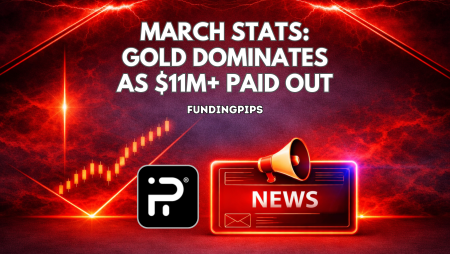 FundingPips March Stats: Gold Dominates as $11M+ Paid Out