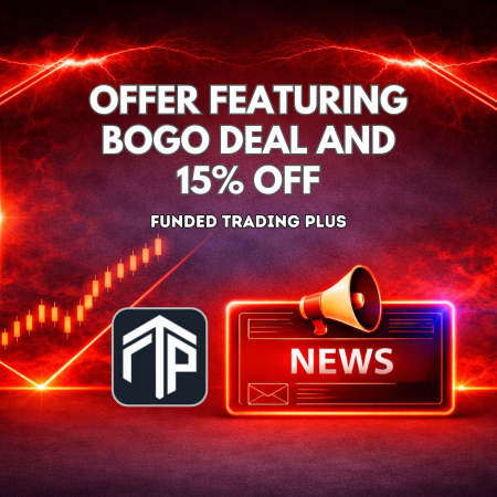 Funded Trading Plus April Offer Featuring BOGO Deal and 15% Off