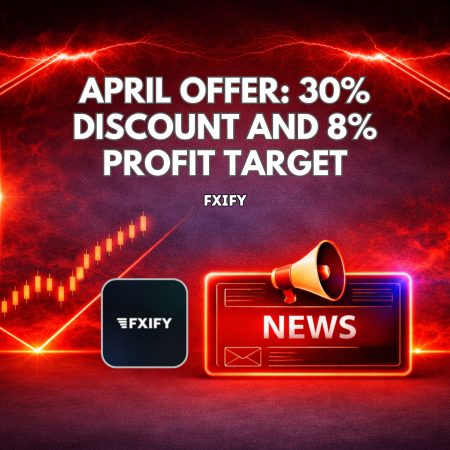 FXIFY April Offer with 30% Discount and 8% Profit Target