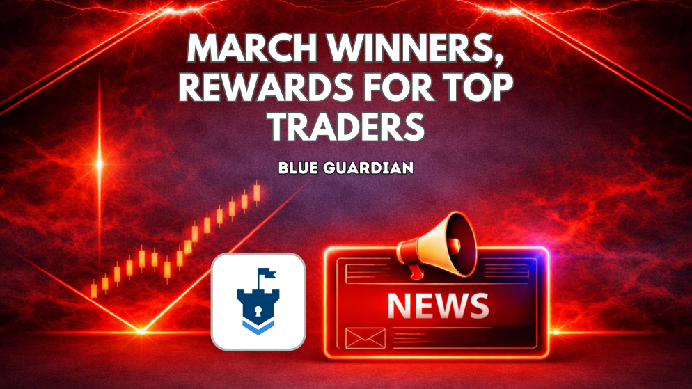 Blue Guardian Confirms March Winners, Rewards for Top Traders