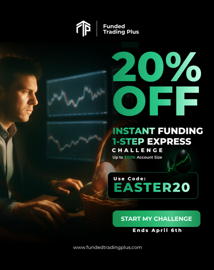 Funded Trading Plus has announced a limited-time Easter offer, giving traders access to discounted pricing on two programs.
