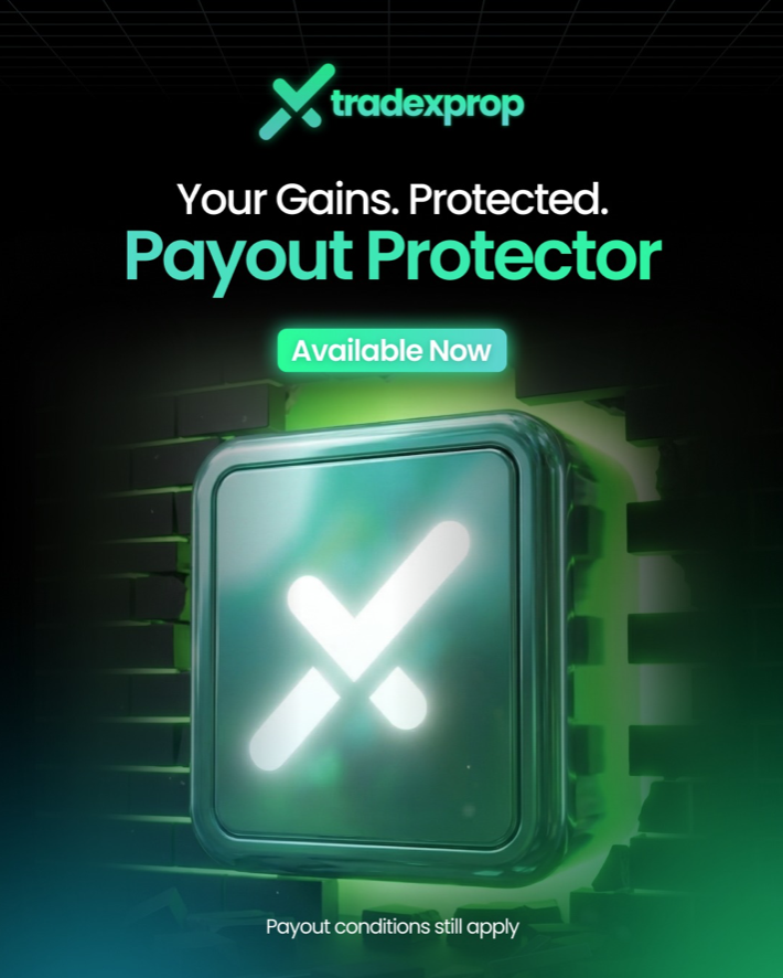Tradexprop has introduced a new feature, “Payout Protector,” that directly targets one of the most frustrating moments in prop trading.
