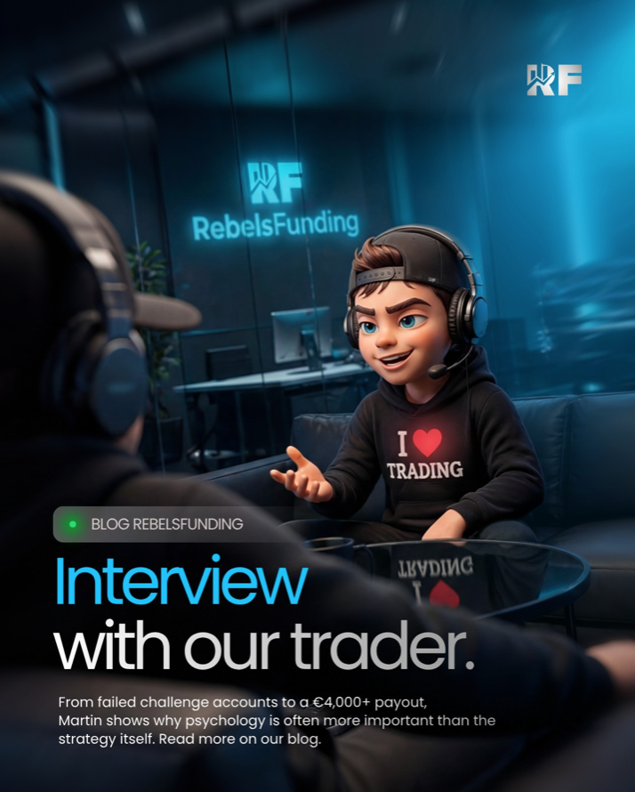 RebelsFunding has released a new interview featuring trader Martin B., offering a grounded look at the role of psychology in trading.