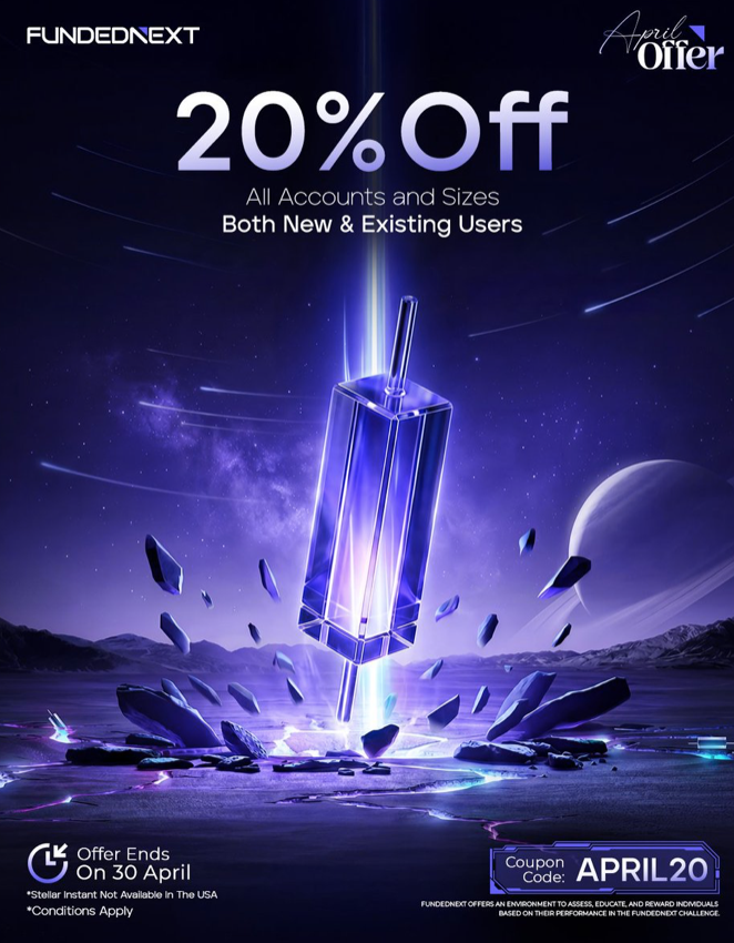FundedNext has stepped into April with an offer that feels less like a typical discount and more like an open invitation for traders.