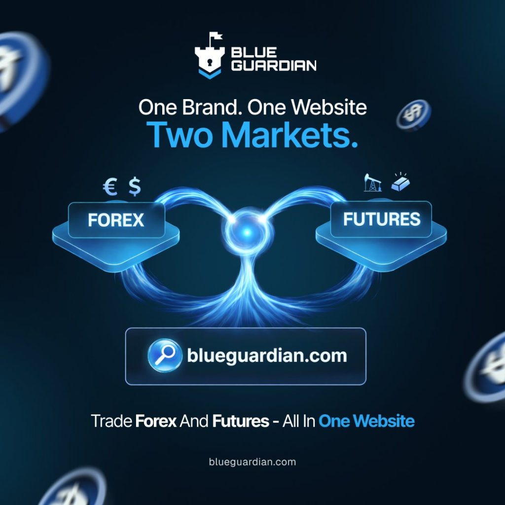 Blue Guardian has introduced a unified trading environment that brings Forex and Futures under a single brand and website.