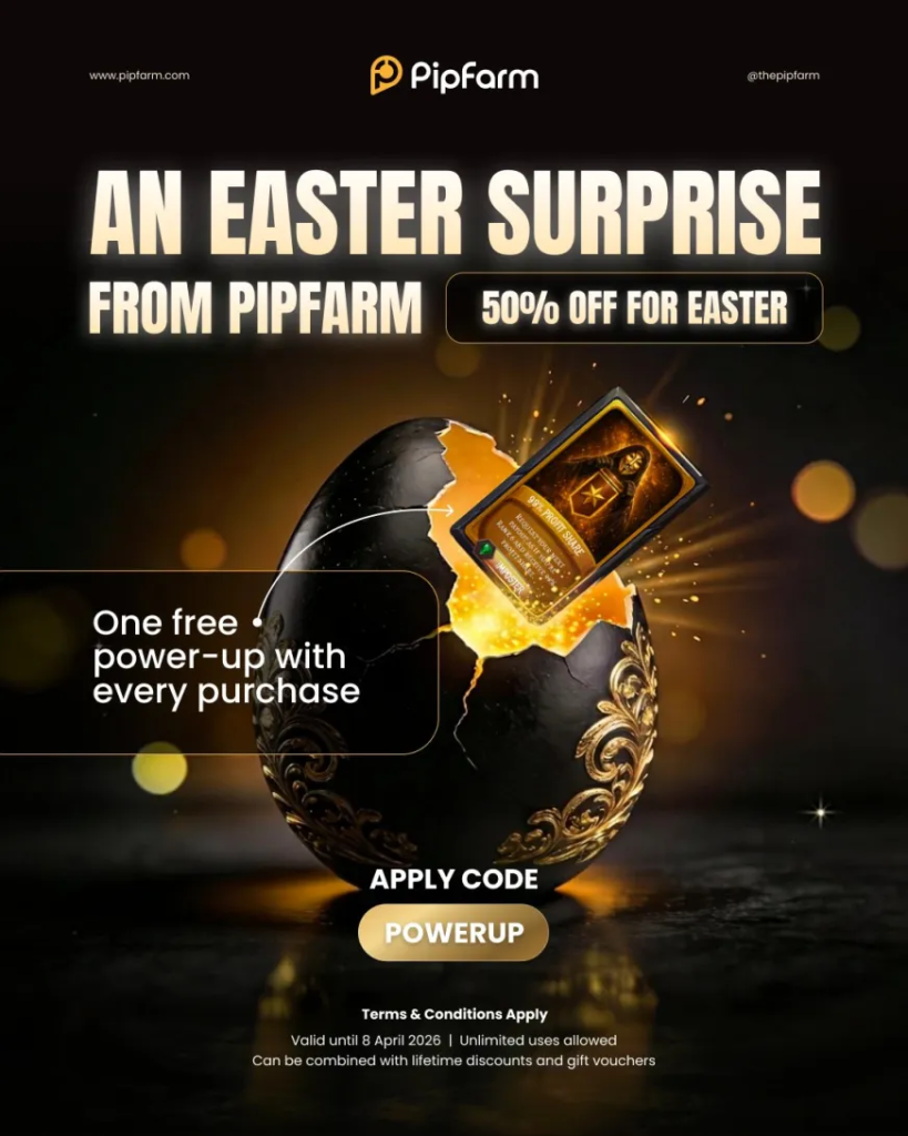 PipFarm has announced a limited-time Easter offer centered around discounted access to its trading challenges.