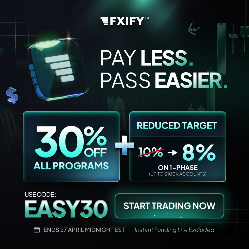 FXIFY has introduced a limited-time April offer, lowering both the cost of entry and requirements for traders joining its programs.