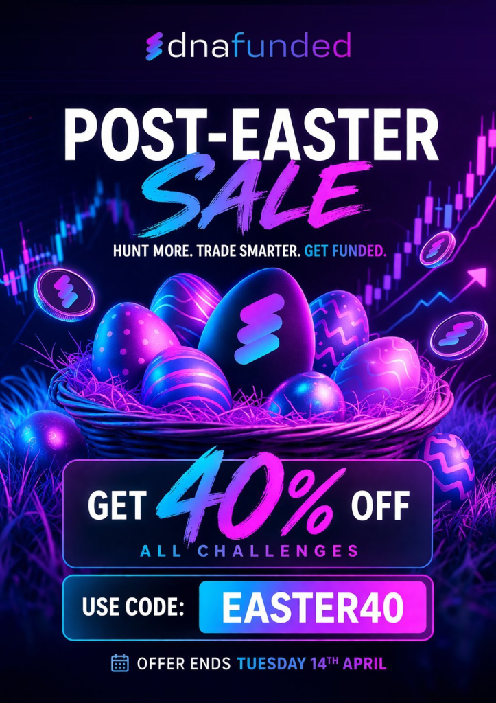 DNA Funded has rolled out a post-Easter offer, turning the end of the holiday into a fresh opportunity for traders.