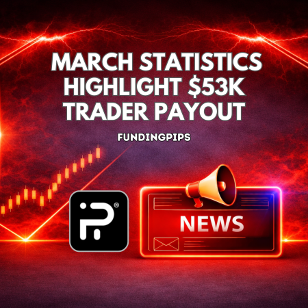 FundingPips March Statistics Highlight $53K Top Trader Payout