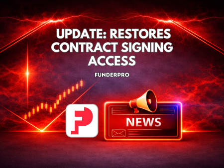 FunderPro Update Restores Contract Signing Access