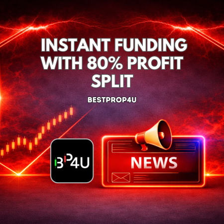 BestProp4U Instant Funding With 80% Profit Split