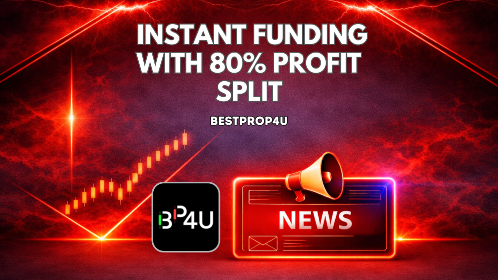 BestProp4U Instant Funding With 80% Profit Split
