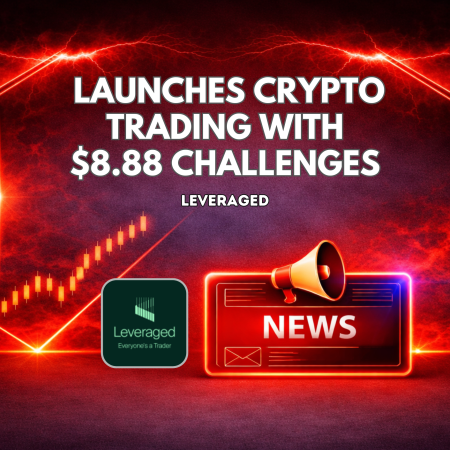 Leveraged Launches Crypto Trading With $8.88 Challenges