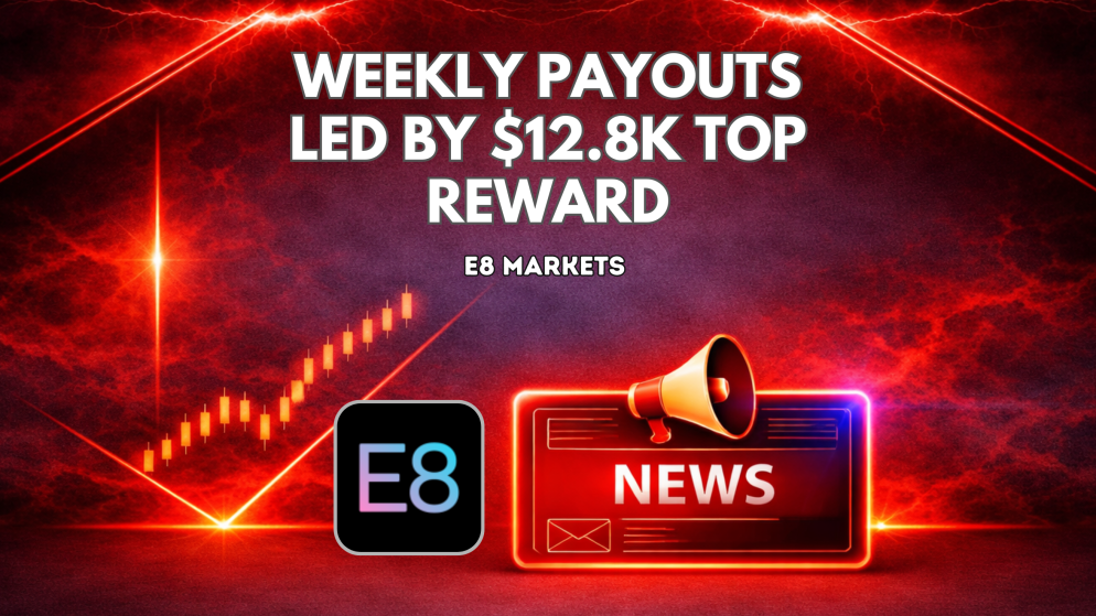 E8 Markets Weekly Payouts Led by $12.8K Top Reward