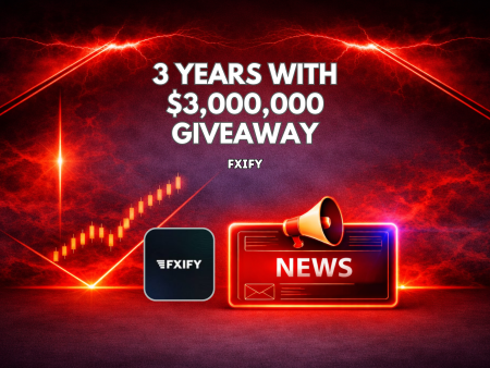 FXIFY Marks 3 Years with $3,000,000 Anniversary Giveaway