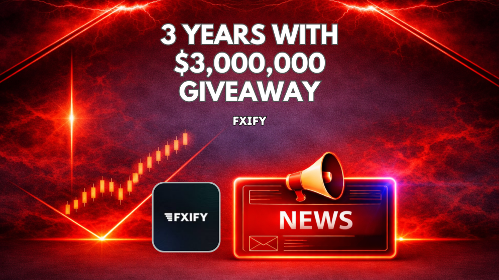 FXIFY Marks 3 Years with $3,000,000 Anniversary Giveaway