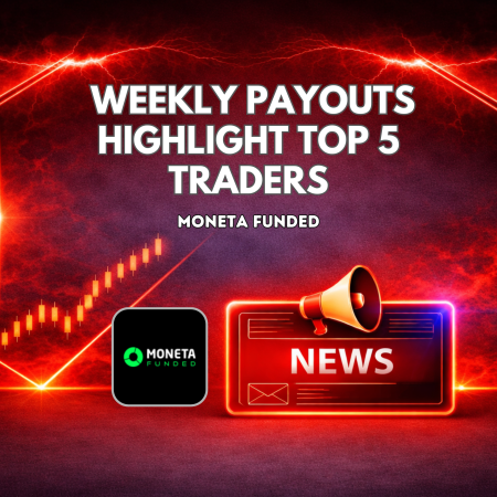 Moneta Funded Weekly Payouts Highlight Top 5 Traders