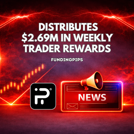 FundingPips Distributes $2.69M in Weekly Trader Rewards