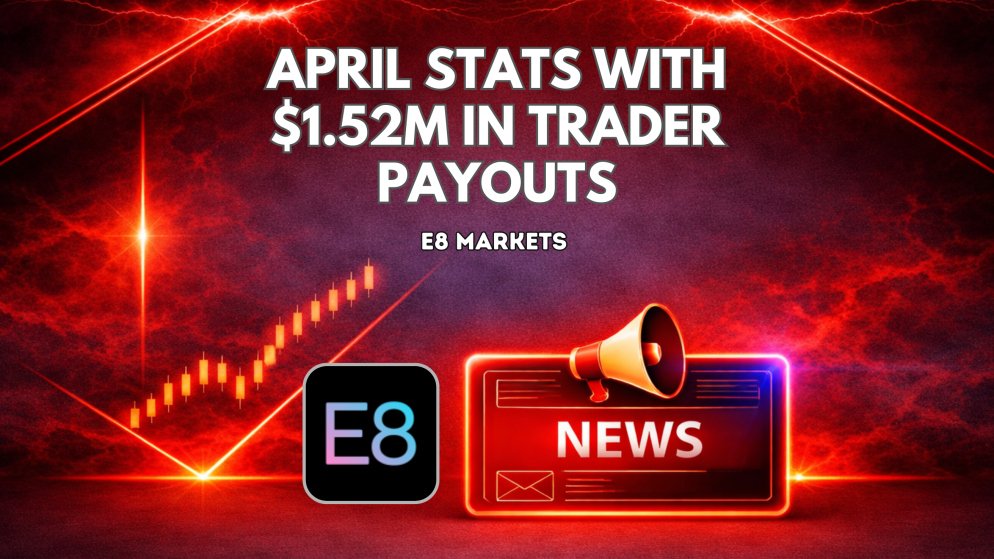 E8 Markets April Stats with $1.52M in Trader Payouts