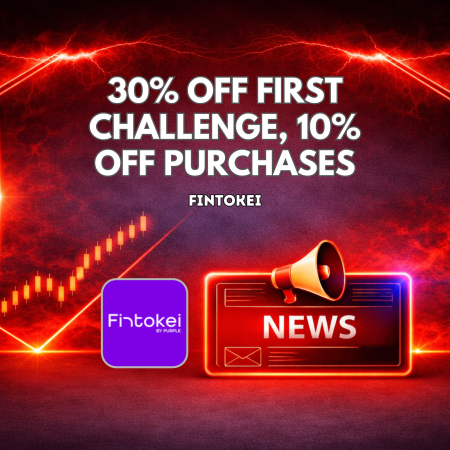 New Fintokei Discount: 30% Off First Challenge, 10% Off Future Purchases