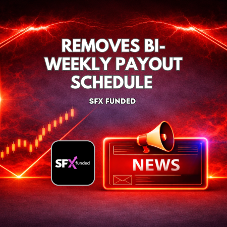 SFX Funded Removes Bi-Weekly Payout Schedule for Traders