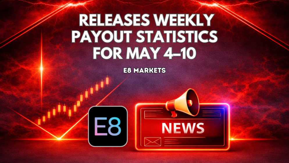 E8 Markets Releases Weekly Payout Statistics for May 4–10