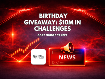 Goat Funded Trader Birthday Giveaway: $10M in Challenges
