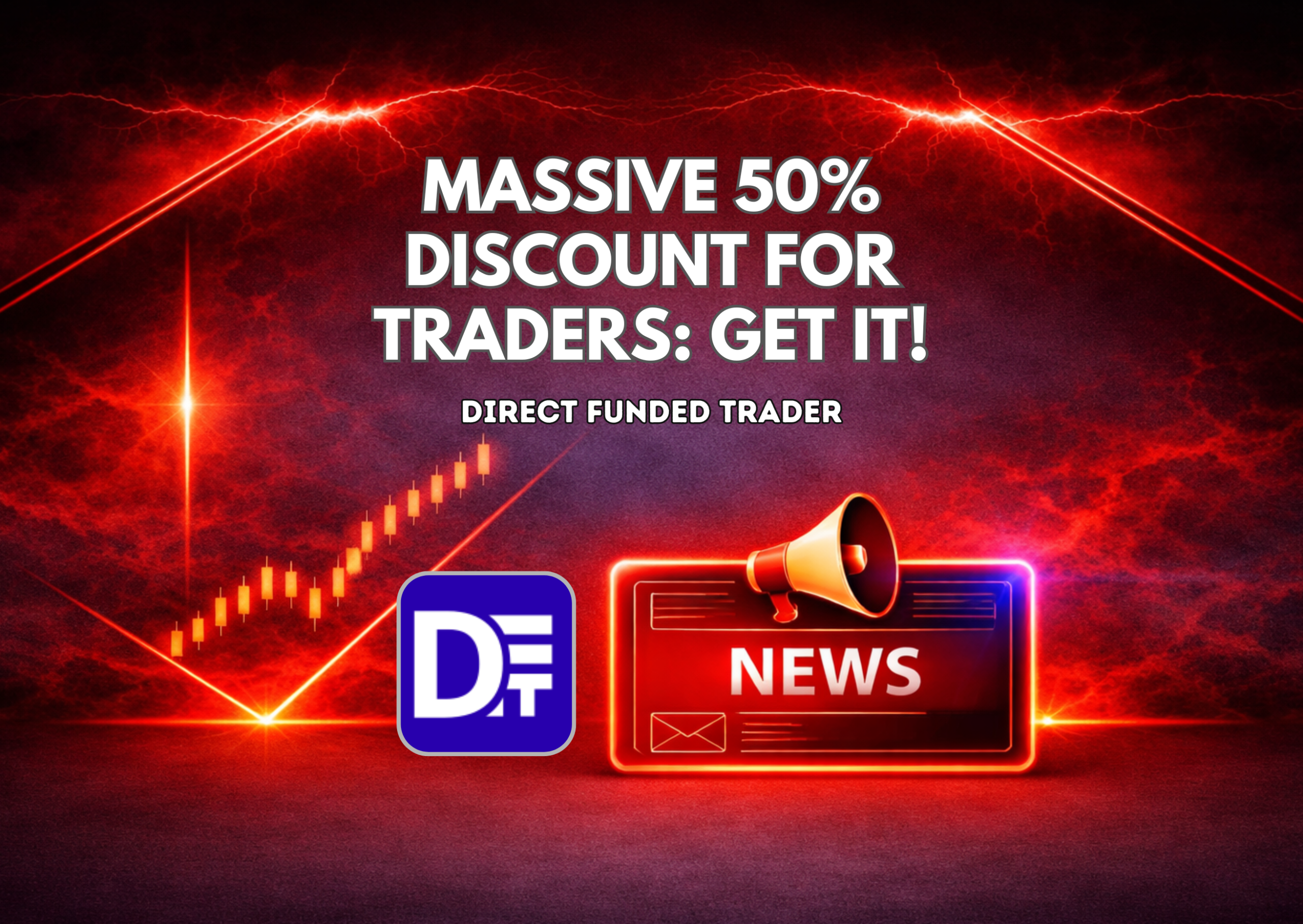 Massive 50% Discount for Direct Funded Trader: Get it!