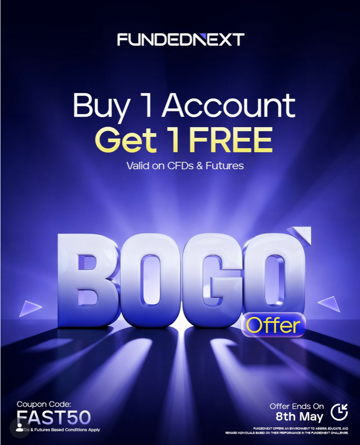 FundedNext has announced a limited-time buy-one-get-one (BOGO) offer after securing a place on the Deloitte Fast 50 list.