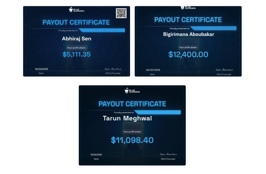 Blue Guardian payout proof showcases five-figure trader withdrawals and reinforces trust in its funding model.