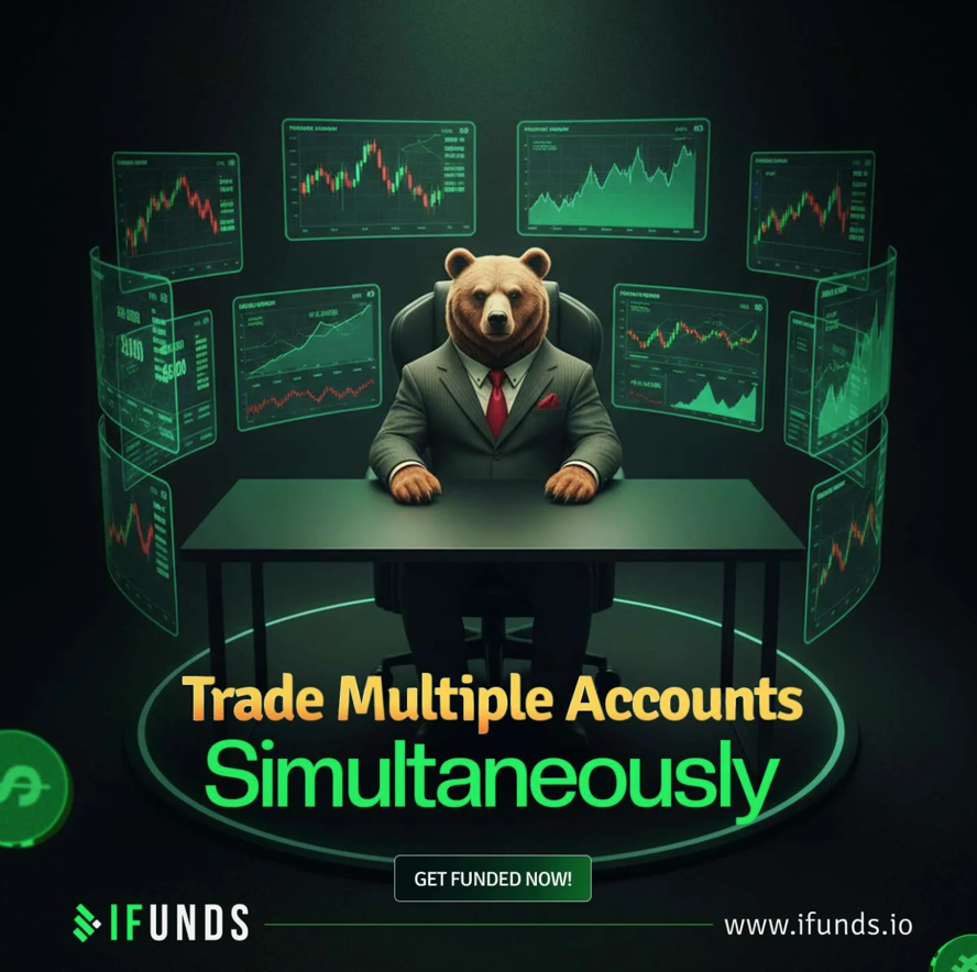 iFunds multi-account trading allows traders to manage several funded accounts simultaneously with greater flexibility.