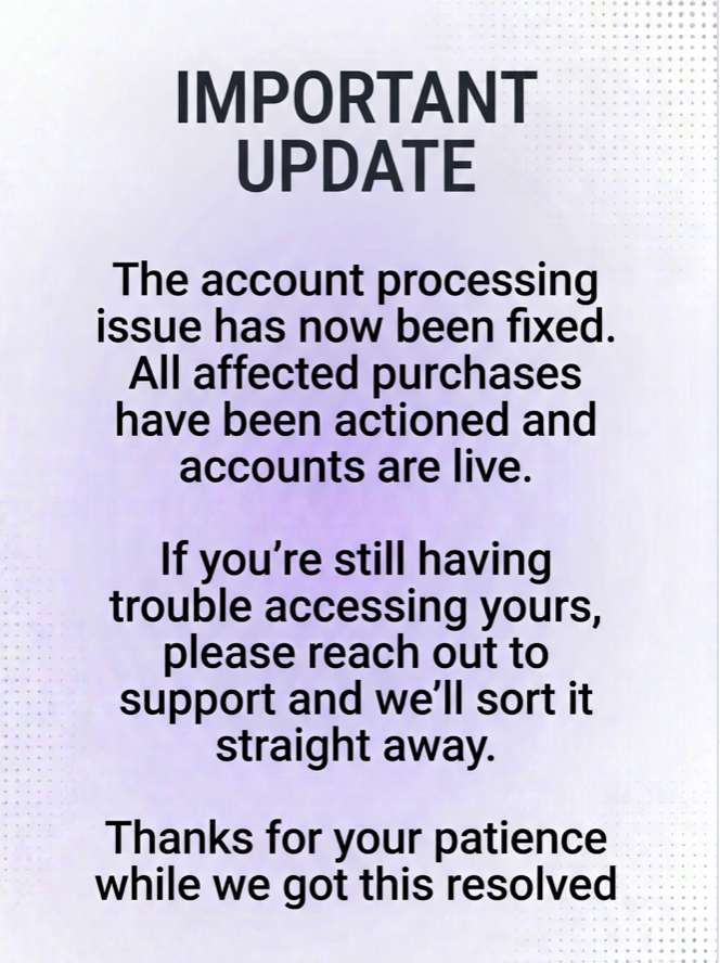 DNA Funded confirms its account processing issue has been resolved and affected trader accounts are now live.