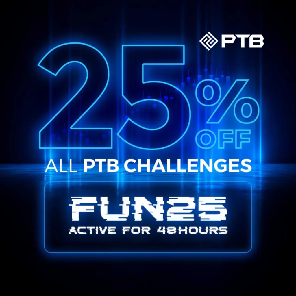Plutus Trade Base Challenge Sale offers 25% off all challenge accounts with code FUN25 for a limited time.