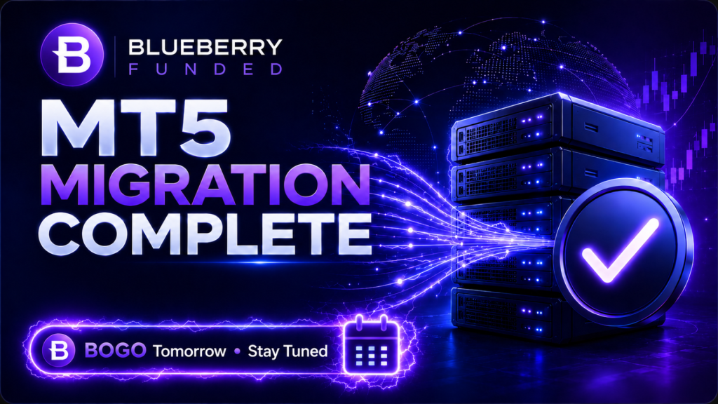 Blueberry Funded completes MT5 server migration with zero downtime as traders receive new credentials and account access updates.