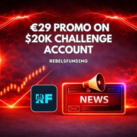 RebelsFunding Launches €29 Promo on $20K Challenge Account