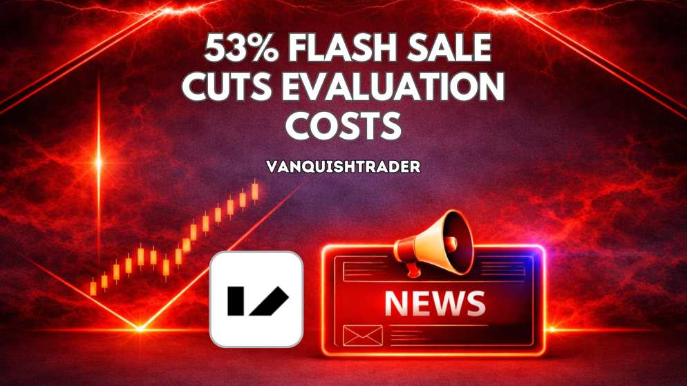 VanquishTrader 53% Flash Sale Cuts Evaluation Costs