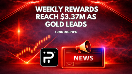 FundingPips Weekly Rewards Reach $3.37M as Gold Leads