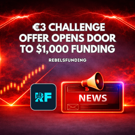 RebelsFunding €3 Challenge Offer Opens Door to $1,000 Funding