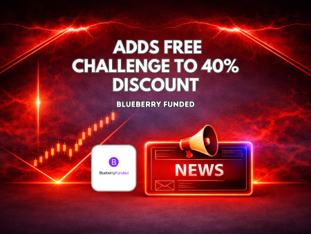 Blueberry Funded Adds Free Challenge to 40% Discount
