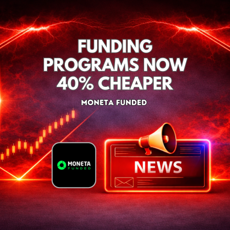 Moneta Funded Funding Programs Now 40% Discount Cheaper