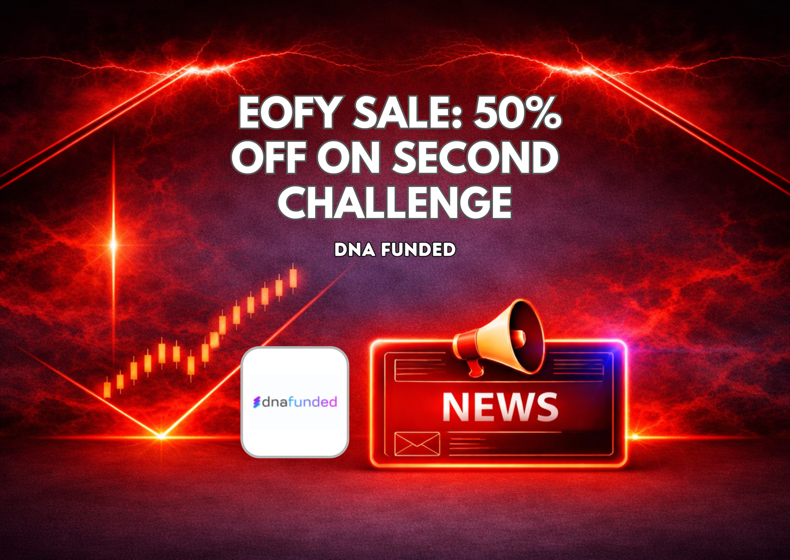 DNA Funded EOFY Sale: 50% Voucher on Second Challenge