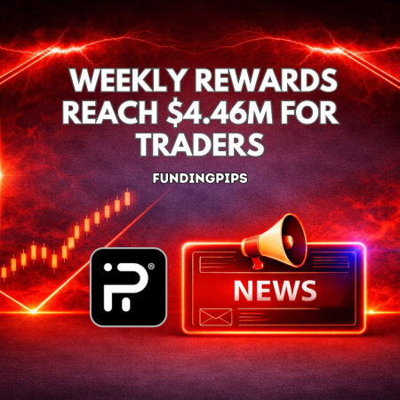 FundingPips Weekly Rewards Reach $4.46M for Traders