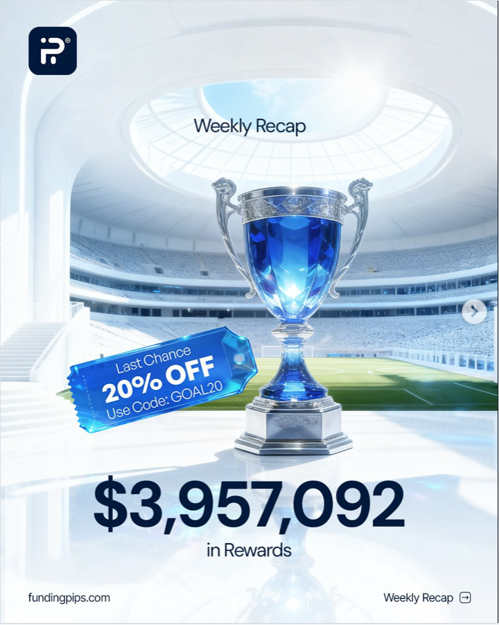 FundingPips weekly rewards reached $3.96M as the firm expands Daily Rewards, with India, Pakistan, and the UK leading payouts.