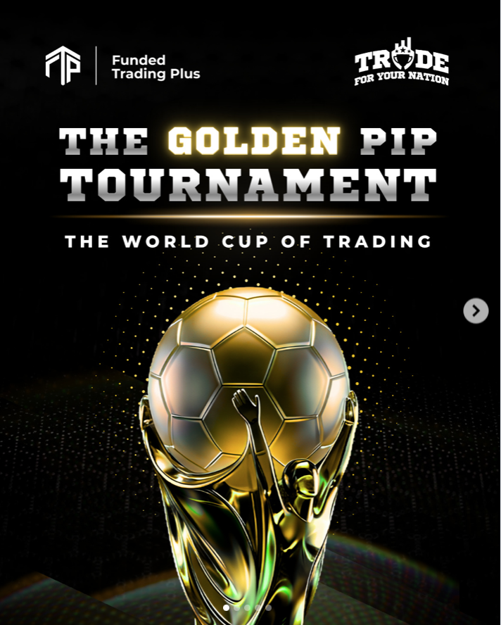 Join the Funded Trading Plus Golden Pip Tournament and compete for funded accounts, 100% profit splits, and exclusive trader rewards.