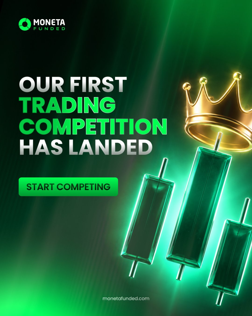 Join the Moneta Funded Trading Competition for a chance to win funded accounts and cash prizes through a free monthly leaderboard.