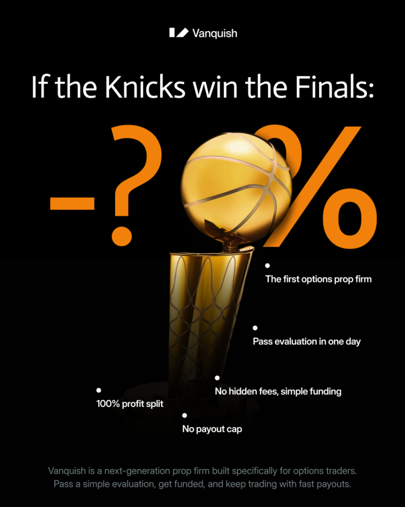 VanquishTrader Knicks Championship Flash Sale could unlock 24-hour pricing if New York wins the Finals. See what traders should know.