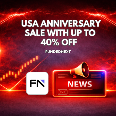 FundedNext USA Anniversary Sale With Up to 40% Off Challenges