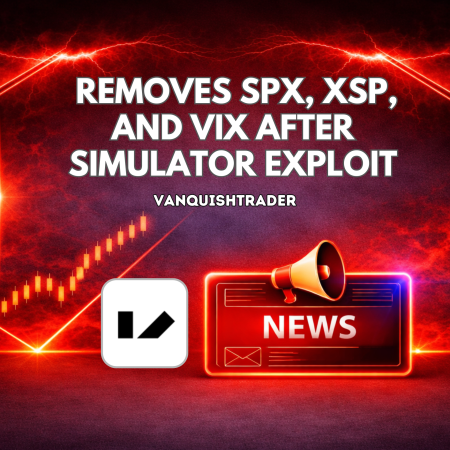 VanquishTrader Removes SPX, XSP, and VIX After Simulator Exploit